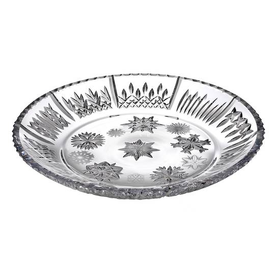 Waterford Snowflake Wishes Platter 34cm w/10 Different Snowflakes